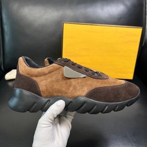 Chaussures de marche en daim marron sur mesure de créateur haut de gamme, tendance et populaires, les meilleures ventes pour hommes, chaussures de luxe polyvalentes et robustes - Product Image 4