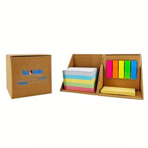 Custom Logo Printed Eco-Friendly PVC Keychain Promotional School & Office Cube <b>Sticky</b> <b>Notes</b> Pad - Product Image 2