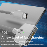 Cable Magnético 3 en 1 USB-C Tipo C PD140w Compatible con Mag3, Cable de Carga para Portátiles Mac de 14 y 16 Pulgadas - 6.6 pies