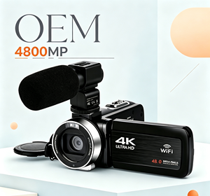 Cámara Profesional para Vlogging 4K, 48MP, Pantalla Táctil de 3.0'', Zoom Digital 18X, Cámara Web, Micrófono Externo - Product Image 2