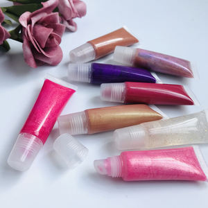 ملمع شفاه مخصص بشعارك الخاص بالجملة، ملمع شفاه ذهبي وردي لامع، زيت شفاه بعلامة تجارية خاصة - Product Image 2