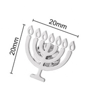 Yiwu Aceon – bijoux en acier inoxydable pour hommes, cadeau, dieu, Shabbat, élément, épingle à papillon, Menorah, boucle, broche