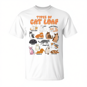 Camiseta con estampado de gatos para mujeres y niñas, camiseta de manga corta con cuello redondo y estampado digital para adultos, tipos de camisetas con estampado de gatos - Product Image 3