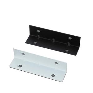 Soporte de Ángulo Recto para Estantes, Forma de L y T, Acero Laminado en Frío, Negro y Blanco, Conector de Herrajes para Muebles Duradero - Product Image 2