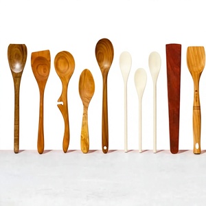 BLUE LOTUS FARM Vintage Plant Pattern Sustainable Wooden Teaspoon 5.8 Inch <b>Small</b> Spoons Honey Jam Condiments Hand Wash Only - Product Image 1