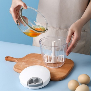 Kitchen Tools Hand-held Plastic Manual Pull Cut Garlic Chili Peppers Mini <b>Vegetables</b> Food <b>Chopper</b> - Product Image 5