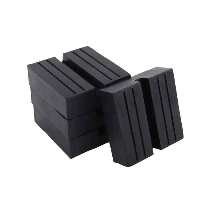 Automobile Rubber Jack Support Block Various Specifications Machinery Rubber Shock Absorber Pad Custom Moulding Processing