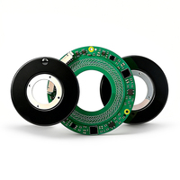 MOSRAC Série D, trou creux, ID76mm, OD110mm, épaisseur 7.6mm, précision 21 bits ±0.006 °   Encodeur absolu double inductif supérieur/inférieur
