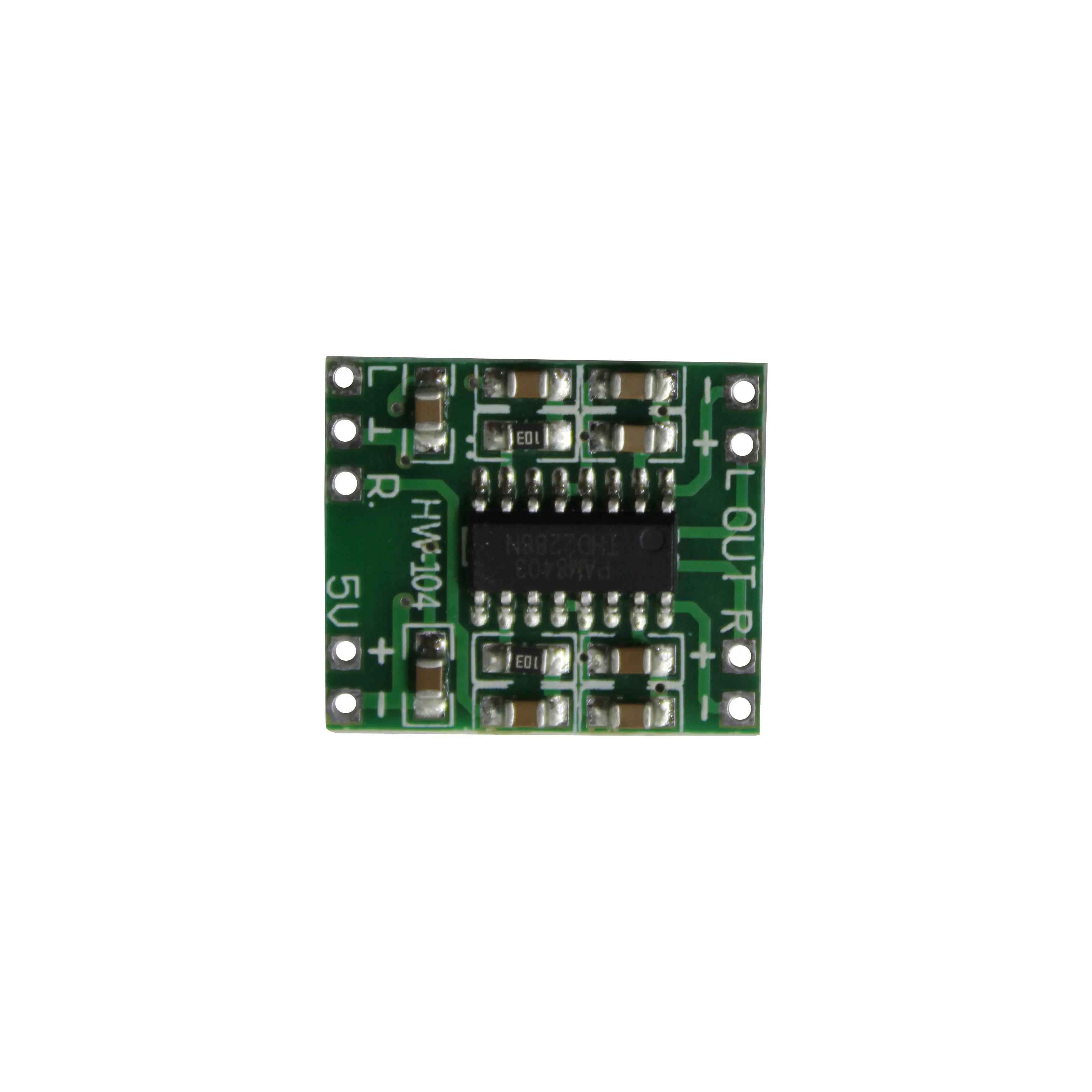 Quadro amplificador pam8403, placa de amplificador digital de classe d 2x3w super miniatura 2.5 ~ 5v com fonte de alimentação usb
