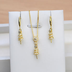 ต่างหูเงินแท้ S925 แบบเกี่ยวหู ประดับมุก สำหรับผู้หญิง  สามารถปรับแต่งได้  ขนาด 10-12 มม.  อุปกรณ์ทำเครื่องประดับมุก  งาน DIY  ทันสมัย  1205  สินค้ากึ่งสำเร็จรูป - Product Image 1