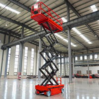 Plateforme élévatrice à ciseaux pour charges lourdes, table de levage verticale fixe, équipement de transfert de marchandises pour entrepôt industriel