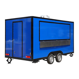 Remolque de cocina móvil de comida rápida, camiones de comida, remolque de comida móvil, venta de aperitivos, disponible personalizado, hoja galvanizada Sancks - Product Image 2