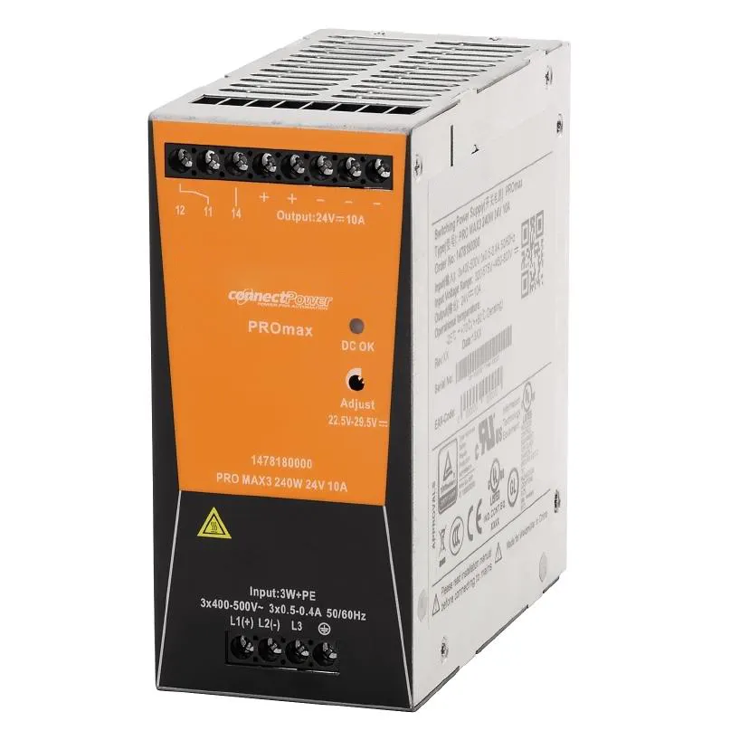 1478180000 für Weidmüller PRO MAX3 240W 24 V 10A, Schalt netzteil, 24 V