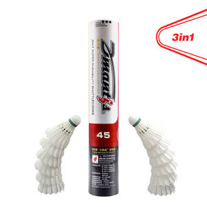 Volants de badminton les plus populaires D45 en plumes d'oie, haute durabilité, pour l'entraînement professionnel - Product Image 5