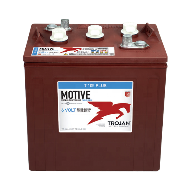 Golf Cart Battery Trojanev Battery with 6v 225ah T105PLUS Battery T875 and T1275