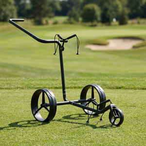 New Jucad Carbon-Shadow 3-Wheeled Electric <b>Golf</b> <b>Trolley</b> 4 Wheels Lithium Battery 200W/400W 24km/h - Product Image 2
