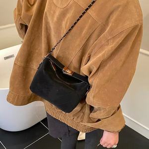 Sac à main pour <span class=keywords><strong>femme</strong></span> en cuir PU et daim, sac bandoulière, sac à main pour <span class=keywords><strong>femme</strong></span>, luxe - Product Image 2