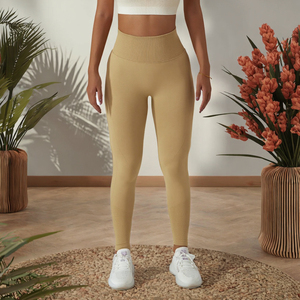 Leggings Deportivos Personalizados de Cintura Alta con Efecto Scrunch, Elásticos en Cuatro Direcciones, de Secado Rápido, para Entrenamiento, Fitness, Levantamiento de Glúteos, Gimnasio y Yoga - Product Image 3