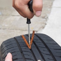 Nouvelles bandes et bouchons de réparation de pneus en caoutchouc personnalisables haute performance 100 mm/200 mm pour voitures, patch de pneu, pièces de roue