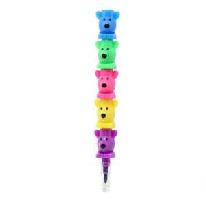 Crayons de couleur empilables et amovibles, ensemble de crayons de couleur pour jouets d'art - Product Image 1