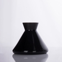 Botol kaca Diffuser Reed Hitam 200ml kosong stok tersedia botol aromaterapi kerucut