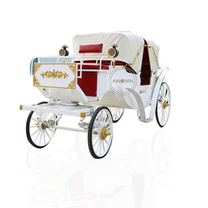 OEM de lujo caballo dibujado silla de montar carro boda real victoriano Touring turismo carro caballo carro remolque - Product Image 1