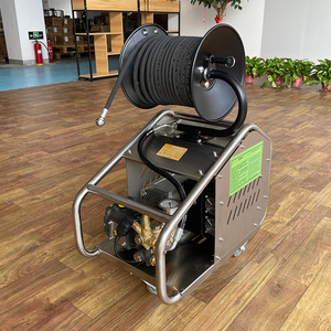 Machine de nettoyage de canalisations haute pression LC 4KW 13Mpa avec pompe pour le nettoyage des voitures, le dragage et l'élimination de la poussière sur les plateformes au sol - Product Image 3