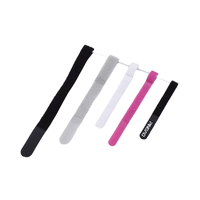 Pengikat Kabel Tali Nilon Warna-warni Self-Locking 12mm Tipe-P untuk Pengisi Daya Ponsel Kabel Data USB 100mm