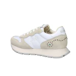 Baskets Sun68 Donna blanches, talon de 3,5 cm, tailles 36, 37, 38, 39, 40, 41, 42, chaussures tendance en toile - Product Image 5