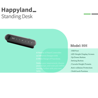 Contrôleur de panneau de commande de bureau debout HZ-1 avec contrôleur manuel de Port de charge USB pour accessoire de bureau réglable en hauteur électrique
