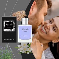 Parfum en spray boisé aquatique pour homme 50 ml, senteur fraîche longue durée, boîte cadeau florale noire, entrepôt étranger, livraison rapide en 3-5 jours
