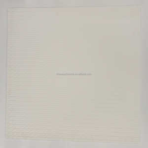 Plaques de plafond résistantes à l'humidité, panneaux de revêtement en PVC 3D ignifuges pour salle de bain, fourniture d'usine - Product Image 1