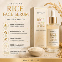 Sérum Visage au Riz 40ml Glycérine Vitamine C Anti-rides Hydratation Profonde Nourrissant Lissant Éclat Soin Marque Privée OEM ODM