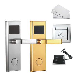 Serrure <span class=keywords><strong>de</strong></span> porte d'hôtel intelligente à clé mécanique <span class=keywords><strong>de</strong></span> haute qualité, 13,56 MHz RFID, avec système TTlock et logiciel TThotel - Product Image 1