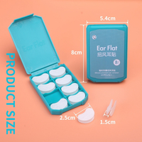 Eardots AC0068 Autocollants d'oreille invisibles transparents en silicone et correcteurs d'oreille pour le maquillage – Utilisation pratique