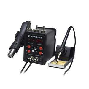 Estación de Retrabajo SMD Mejorada con Soldador Digital de Doble Pantalla y Pistola de Aire Caliente OEM, Actualización a 8586 - Product Image 2