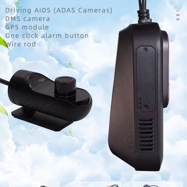 Dashcam 3 Channel ADAS AI 4G ADAS DMS BSD GPS Tracker for Fleet Vehicles Taxi