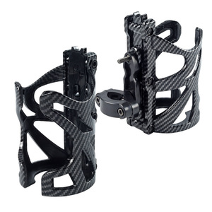Aluminum Alloy Water Bottle Holder Compact Geometric Design Durable For Motorcycle Electric Bicycle Mountain Bike Handlebar - Product Image 2