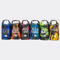 Sac étanche à enroulement très vendu, personnalisable avec logo, sac étanche camouflage pour le camping, la randonnée, la chasse et les voyages