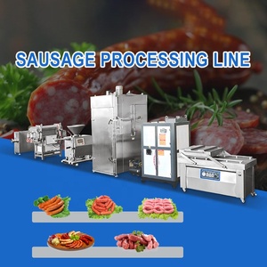 Ligne de production industrielle de saucisses Embutidora De Salchichas <span class=keywords><strong>Chorizo</strong></span> automatique Équipement de fabrication avec composant de roulement central - Product Image 3