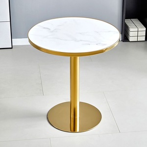 Vente en gros de fast food Coffee Shop <span class=keywords><strong>Table</strong></span> de restaurant carrée en bois de résine de marbre blanc lisse de <span class=keywords><strong>60x60</strong></span> <span class=keywords><strong>Table</strong></span> de café - Product Image 4