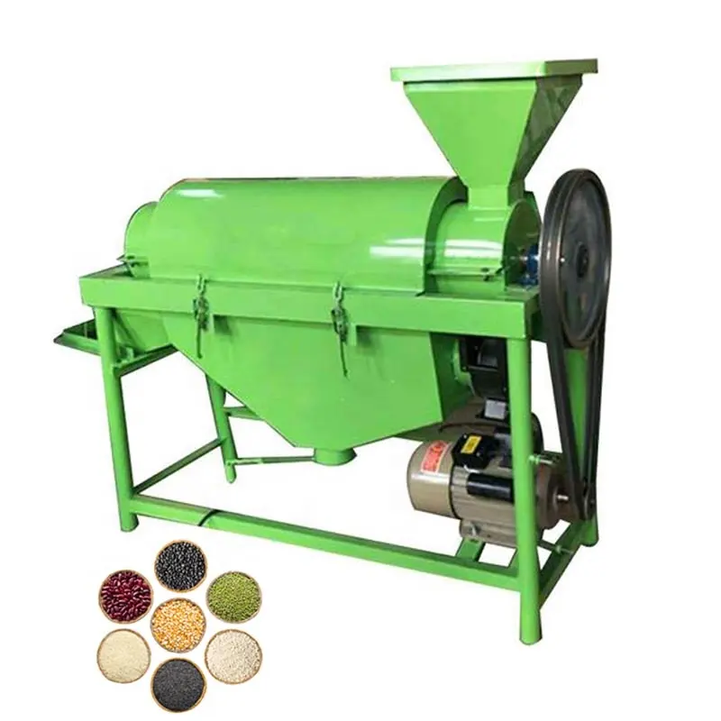 बीन पीलिंग मशीन मक्का पॉलिशर कृषि अनाज गेहूं बीज सफाई मशीन अनाज पॉलिश मशीन