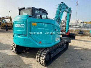 Buena Máquina Japonesa Original Usada Kobelco SK85 Retroexcavadora Hidráulica de Orugas de 8 Toneladas, Mini Excavadora Kobelco Usada - Product Image 2