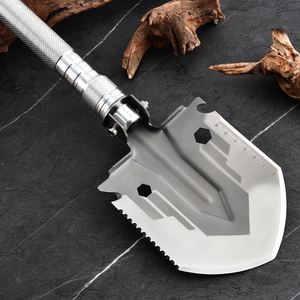 Factory Compact Folding Multitool Camping Shovel Industrial Grade Survival Tool for Hiking <b>Backpacking</b> Emergency Situations - Product Image 5
