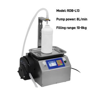 Machine de remplissage de liquides par pesage 10-1000 ml pour colle, potions, parfum, vin rouge, sauce soja, boissons en sachets, bouteilles en plastique et en verre - Product Image 6
