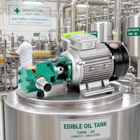 WCB 100 Elektrische Zahnradölpumpe 50 LPM 1,1 KW Kohlenstoffstahl-Zahnradpumpe für mittelviskose Öle 1400 U/min für Werkstattgebrauch