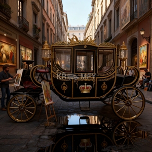 2025 Marathon Tourist Victorian <b>Cart</b> With Hood Park Sightseeing Tour Horse Carriage - Product Image 4