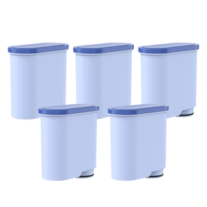 Filtre à café compatible avec Phi/lips A-quaClean CA6903 A-quaClean Calc et filtre à eau pour machines à café automatiques 5 PCS - Product Image 1