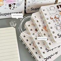 Mini cahier à spirale avec pages lignées pour chiots Carnet mignon de poche