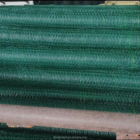Filet hexagonal galvanisé à triple torsion pour cage à lapins, filet de clôture pour volailles en PVC enduit de plastique